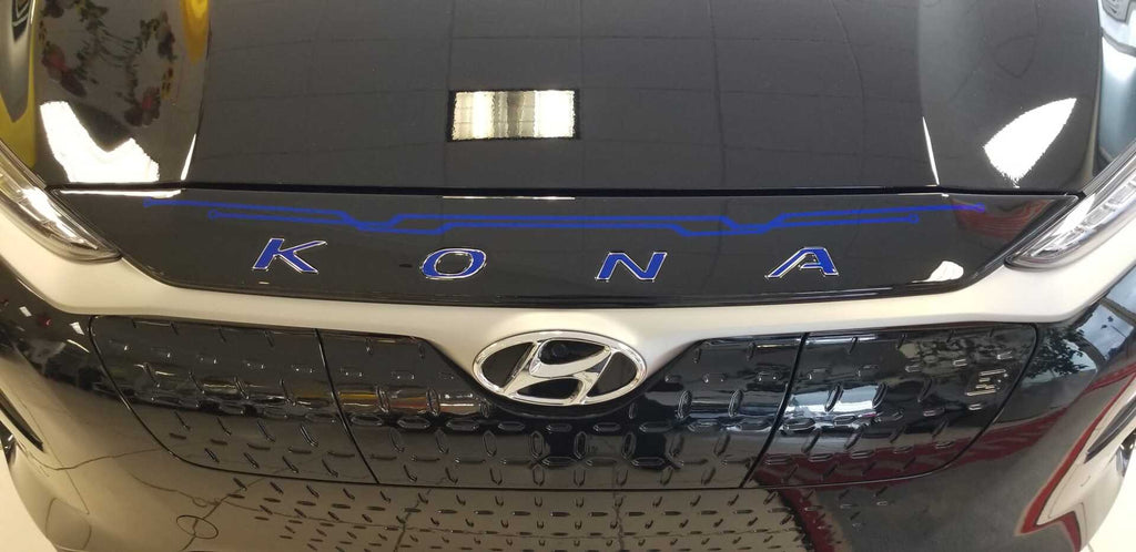 Hood Protector w/ Logo for 2018-2021 Hyundai Kona — 2