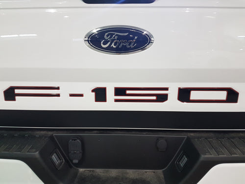 2-Tone Tailgate Logo for 2018-2020 Ford F-150 (Regular Cab) — 2
