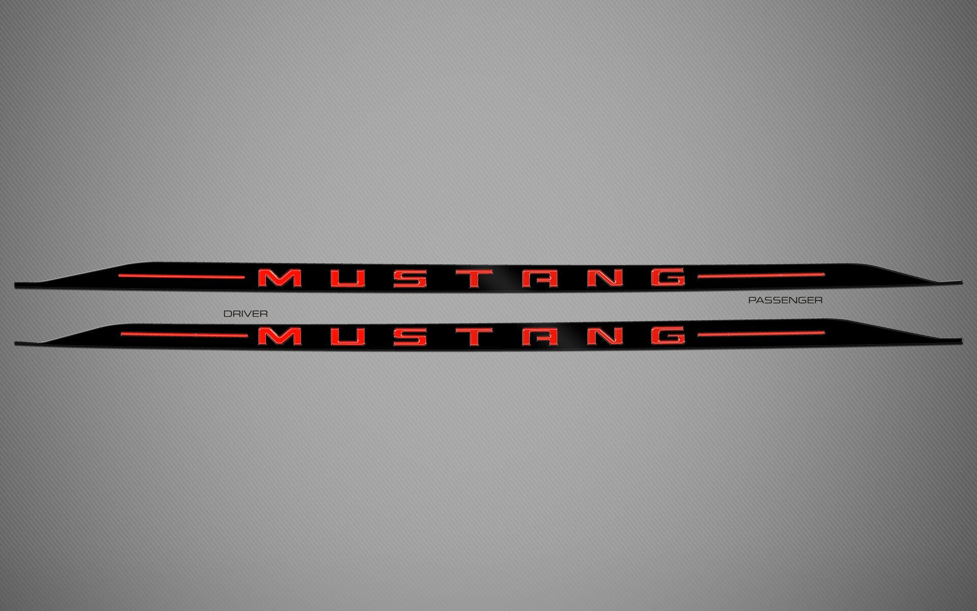 Rocker Trims for 2015-2023 Ford Mustang (Convertible) — 2