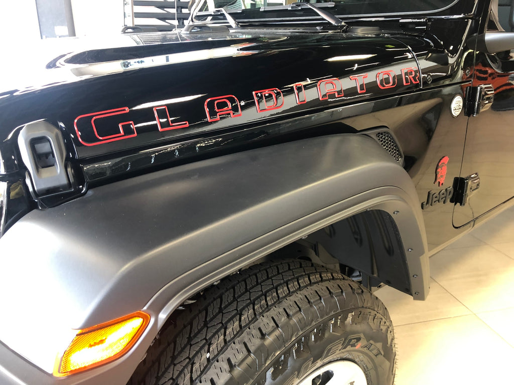 2-Tone Hood Logo for 2020-2026 Jeep Gladiator — 2