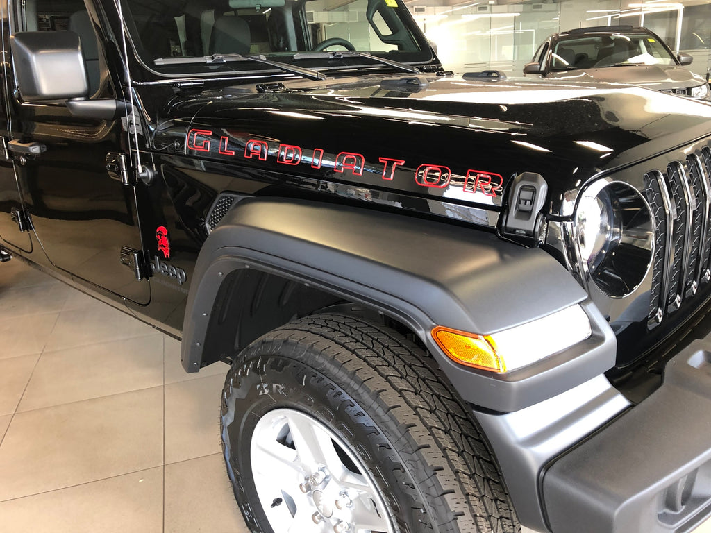 2-Tone Hood Logo for 2020-2026 Jeep Gladiator — 4