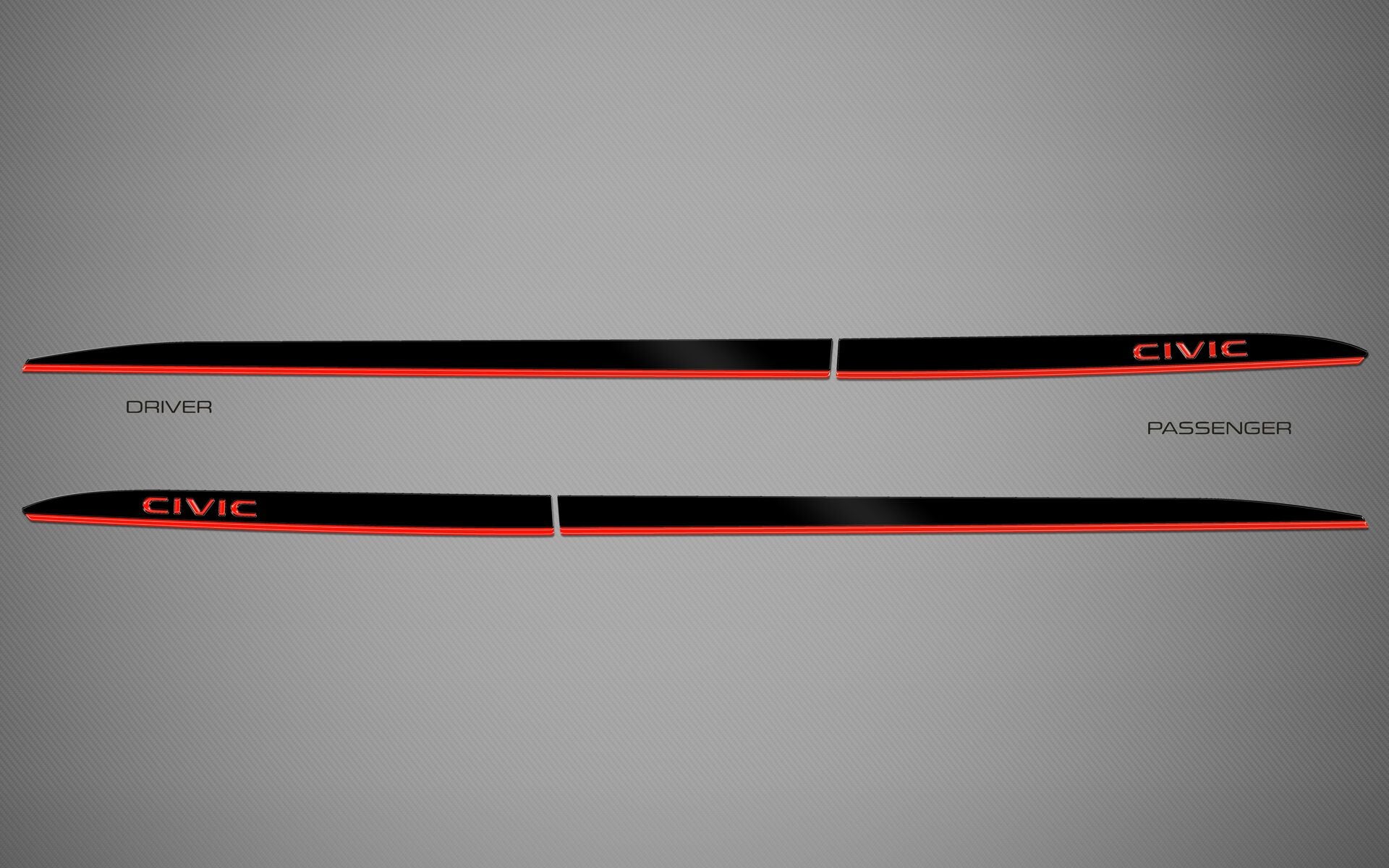 2-Tone Groove Trims for 2022-2026 Honda Civic — 2