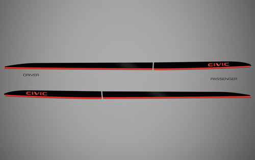 2-Tone Groove Trims for 2022-2026 Honda Civic — 2