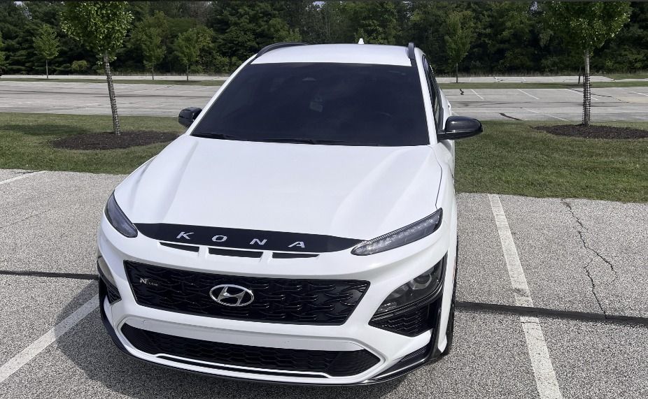 Hood Protector w/ Logo for 2022-2023 Hyundai Kona N N-Line — 9