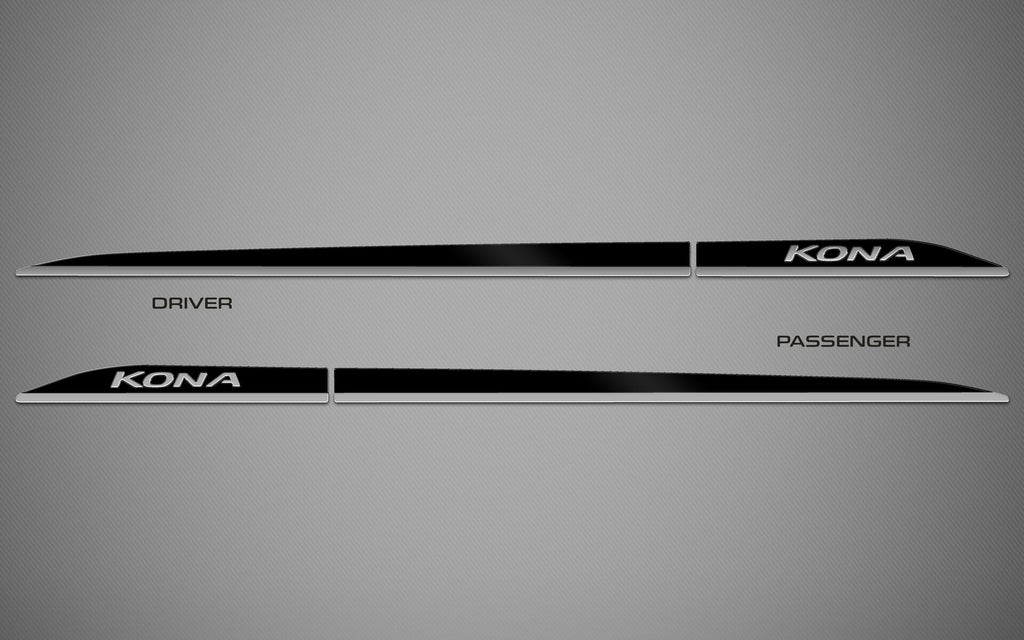 Rocker Trims (2Tone) for 2018-2023 Hyundai Kona — 2