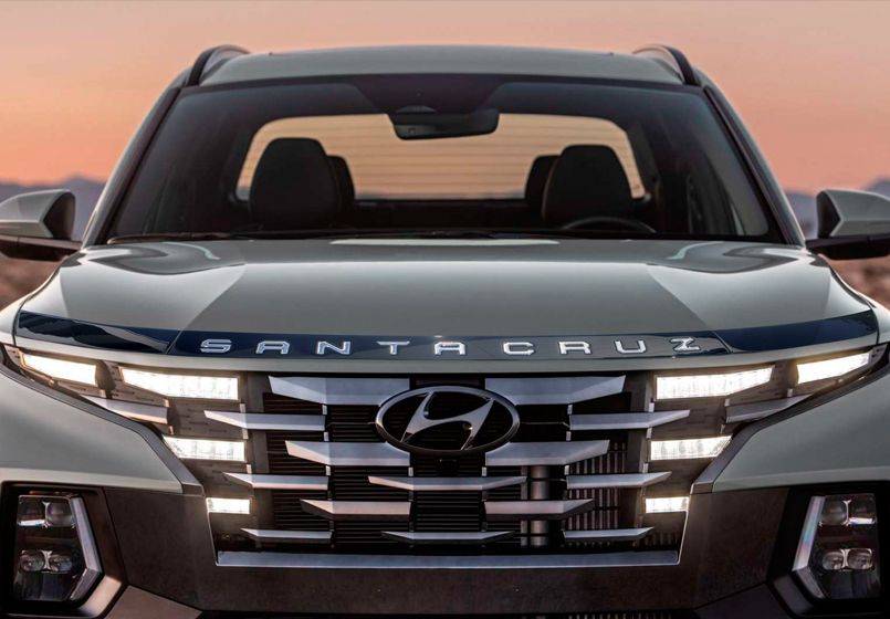 Hood Protector w/ Logo for 2022-2026 Hyundai Santa Cruz — 2