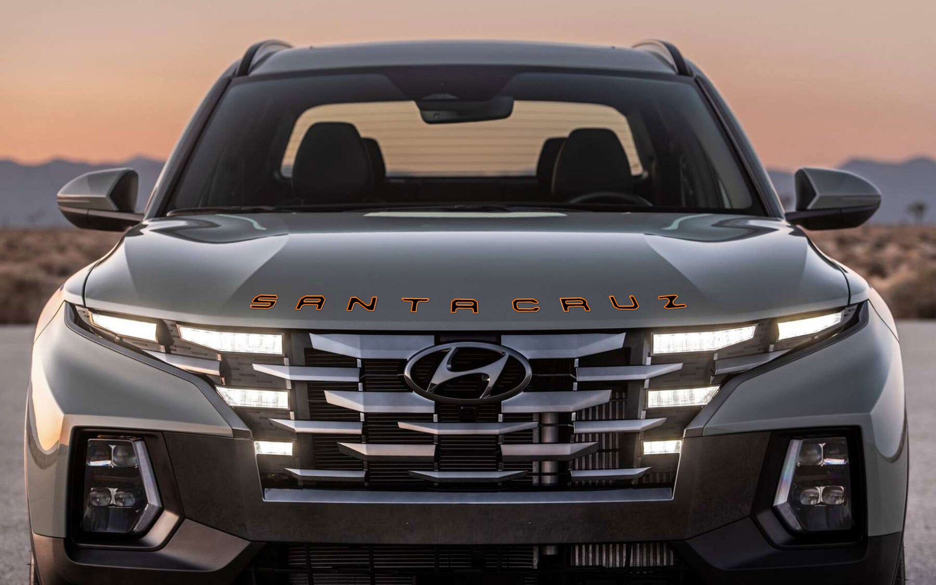 2-Tone Hood Logo for 2022-2026 Hyundai Santa Cruz — 3