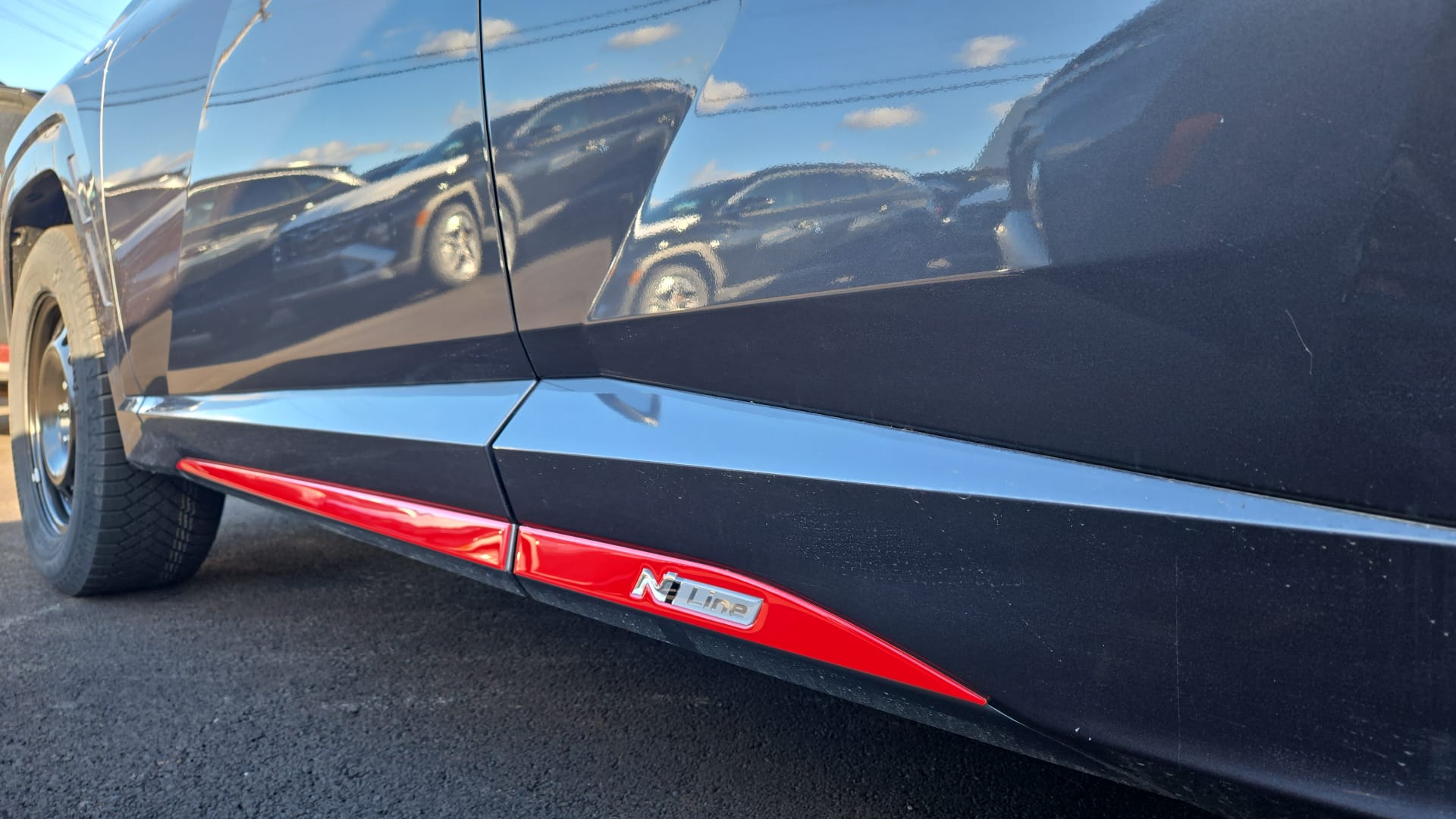 Rocker, Fender & Mirror Trim Kit for 2022-2026 Hyundai Tucson N Line — 5