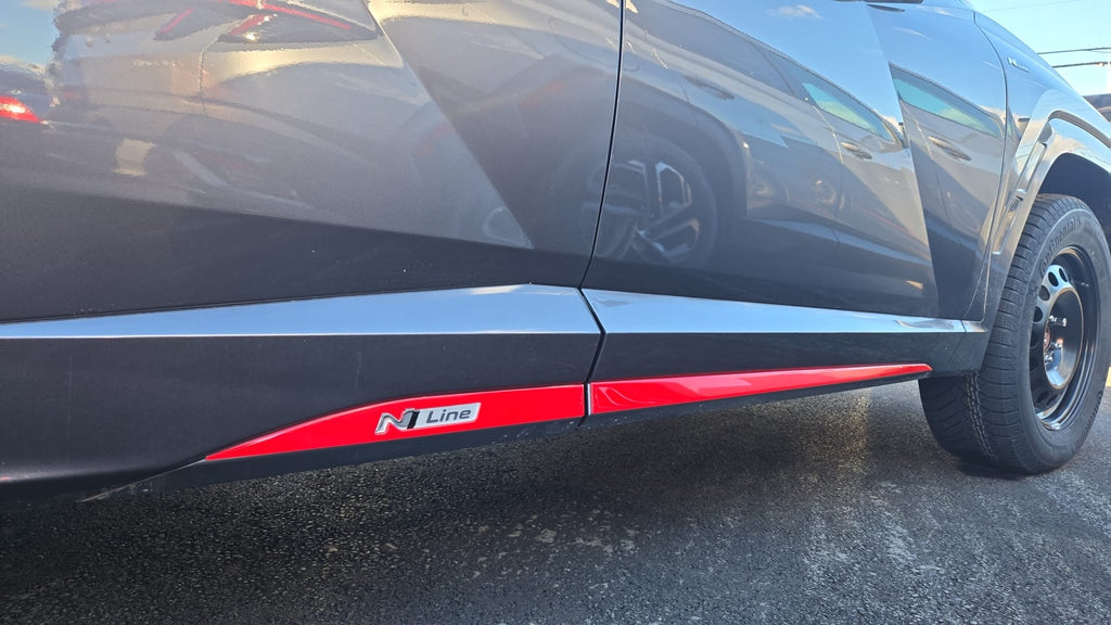 Rocker, Fender & Mirror Trim Kit for 2022-2026 Hyundai Tucson N Line — 6