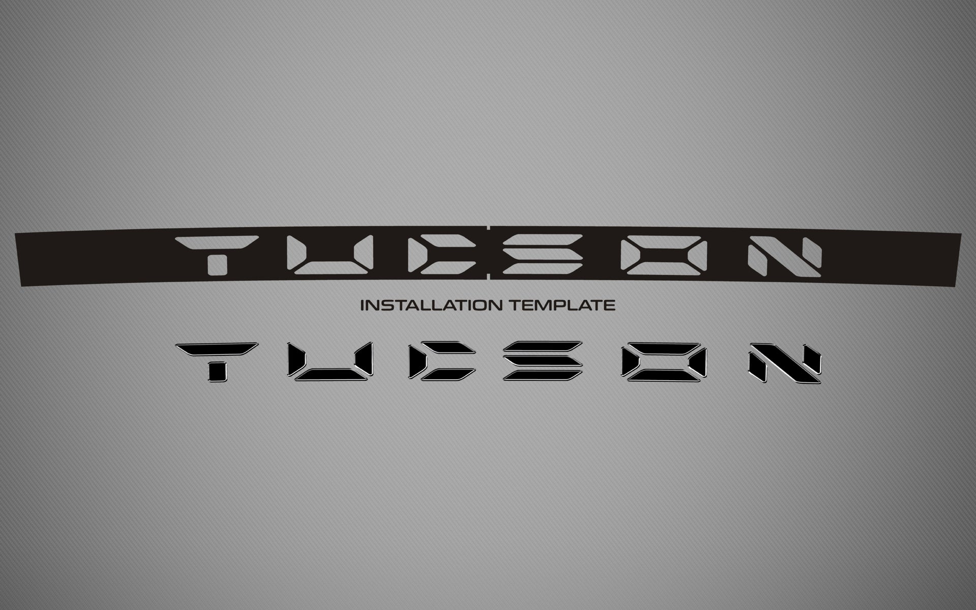 Tailgate Logo for 2022-2026 Hyundai Tucson — 2