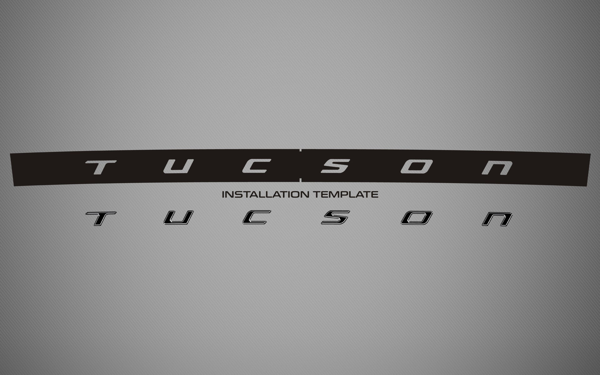 Tailgate Logo for 2022-2026 Hyundai Tucson — 2