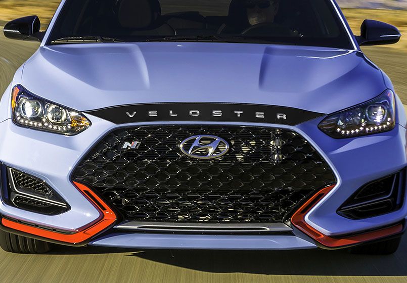 Hood Protector w/ Logo for 2019-2022 Hyundai Veloster (Hatchback) — 7