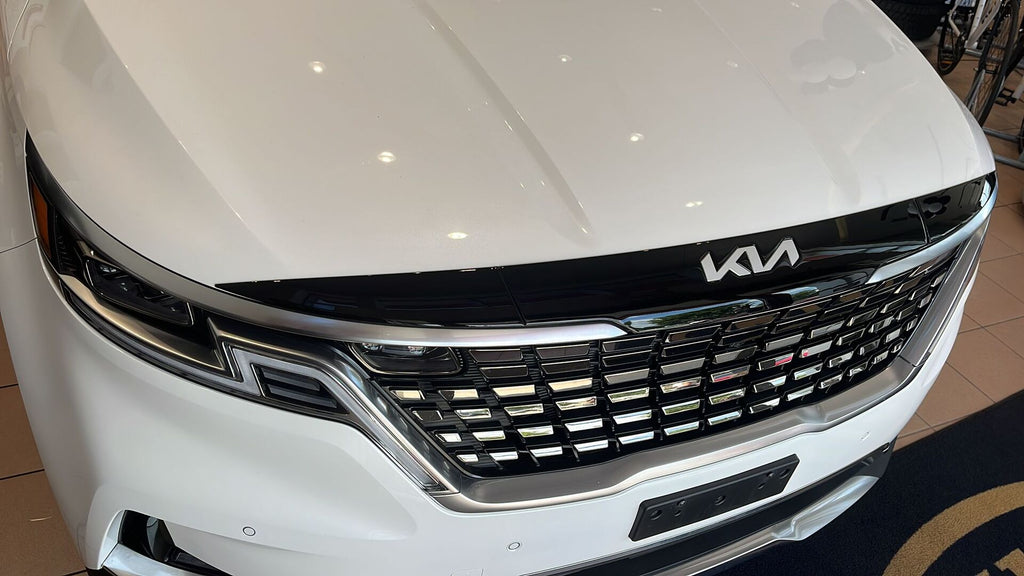 Hood Protector w/ Logo for 2022-2026 Kia Carnival (Cut-Out) — 2