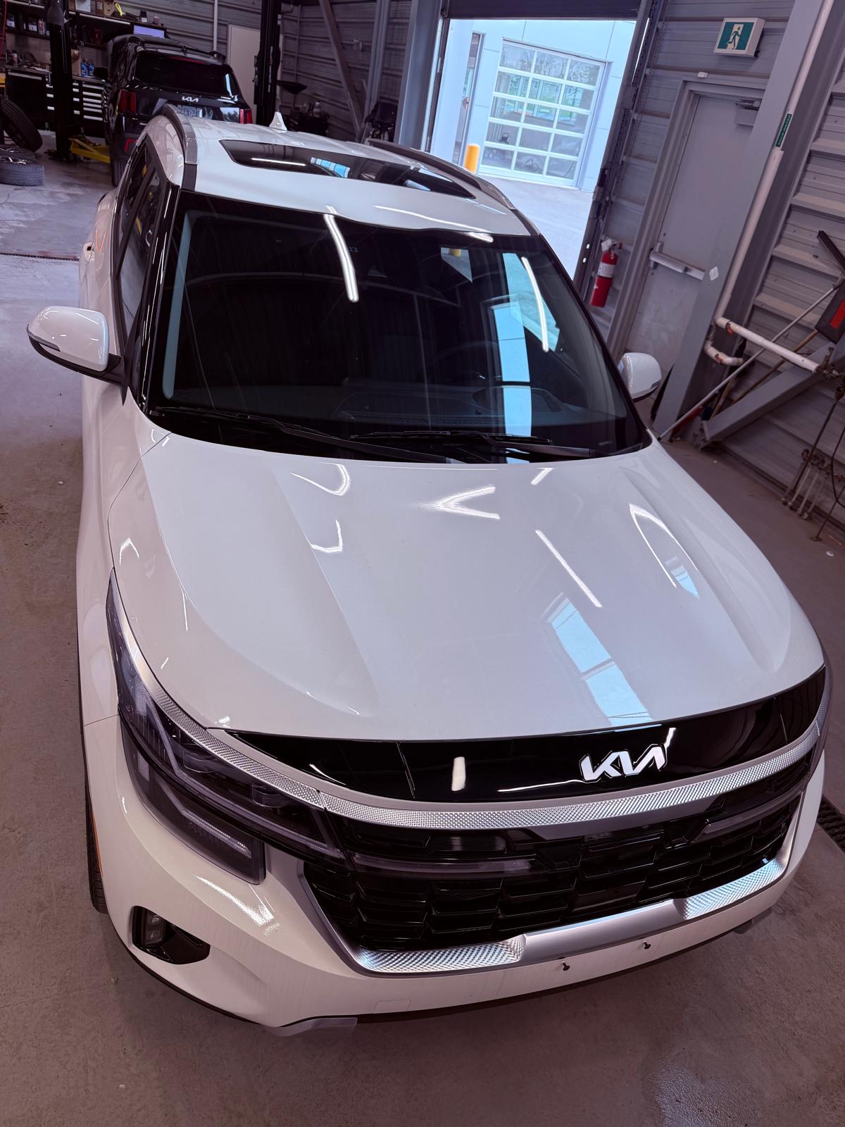 Hood Protector for 2022-2026 Kia Seltos (Cut-Out) — 4