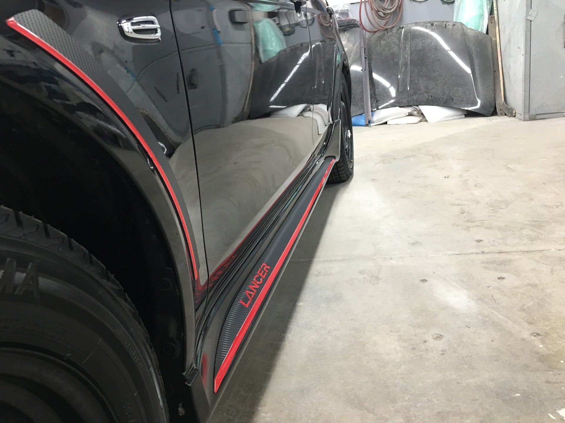Rocker Trims (2Tone) for 2008-2010 Mitsubishi Lancer — 2