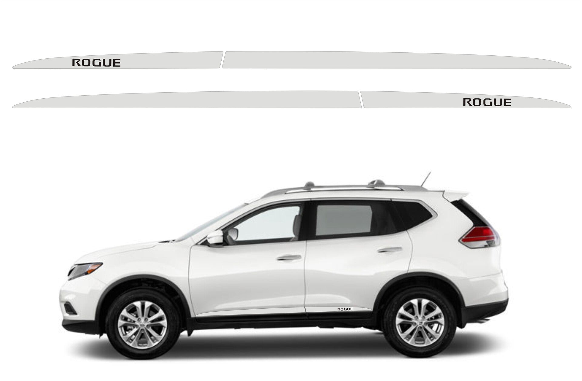 Rocker Trims for 2014-2020 Nissan Rogue — 2
