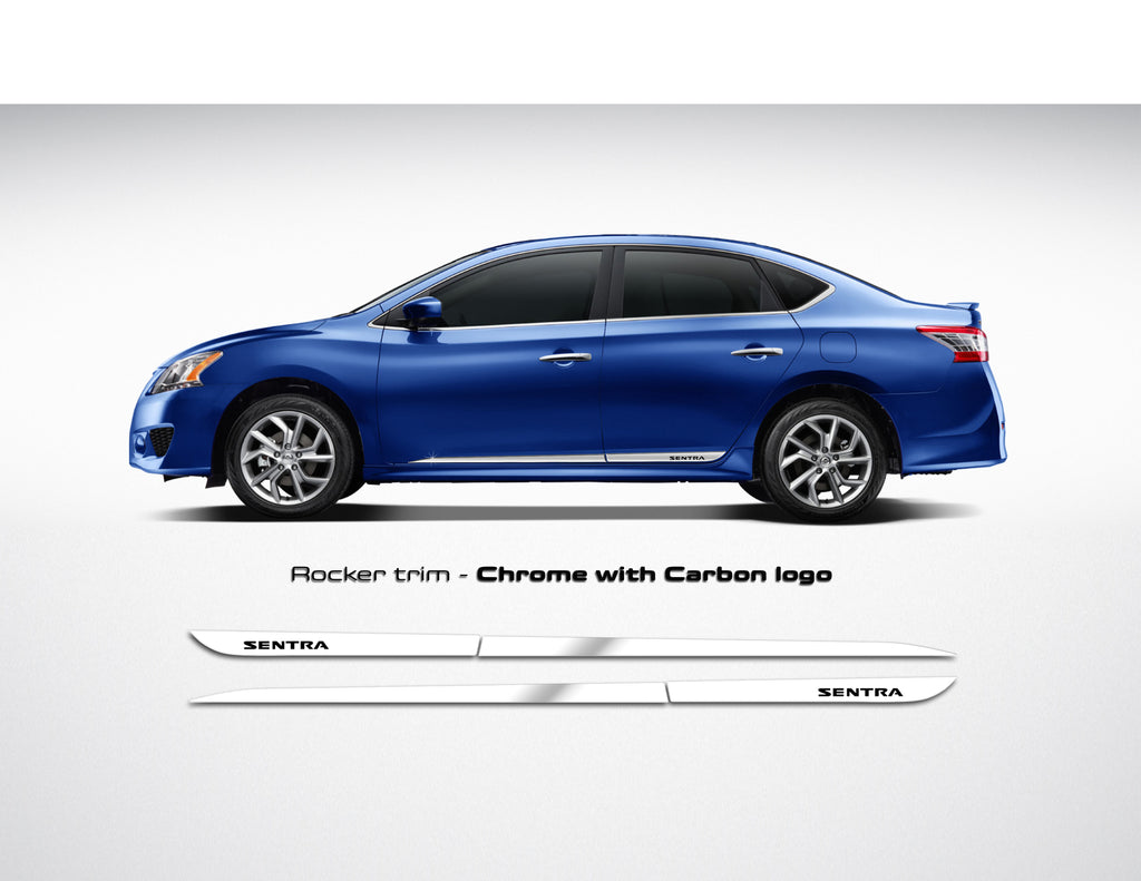 Rocker Trims for 2013-2019 Nissan Sentra — 2