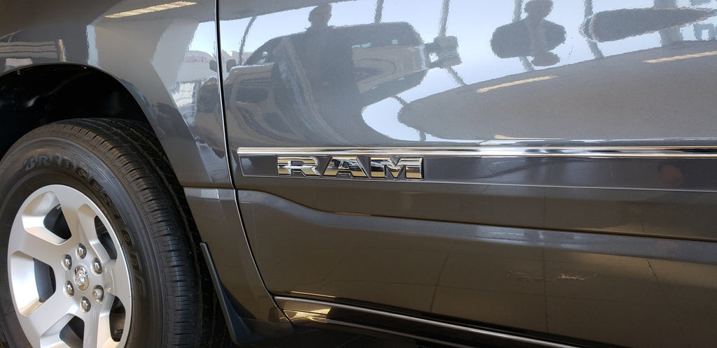 Azure C Body Side Moldings for 2019-2026 Ram 1500 (Quad Cab, Cut-Out) — 3