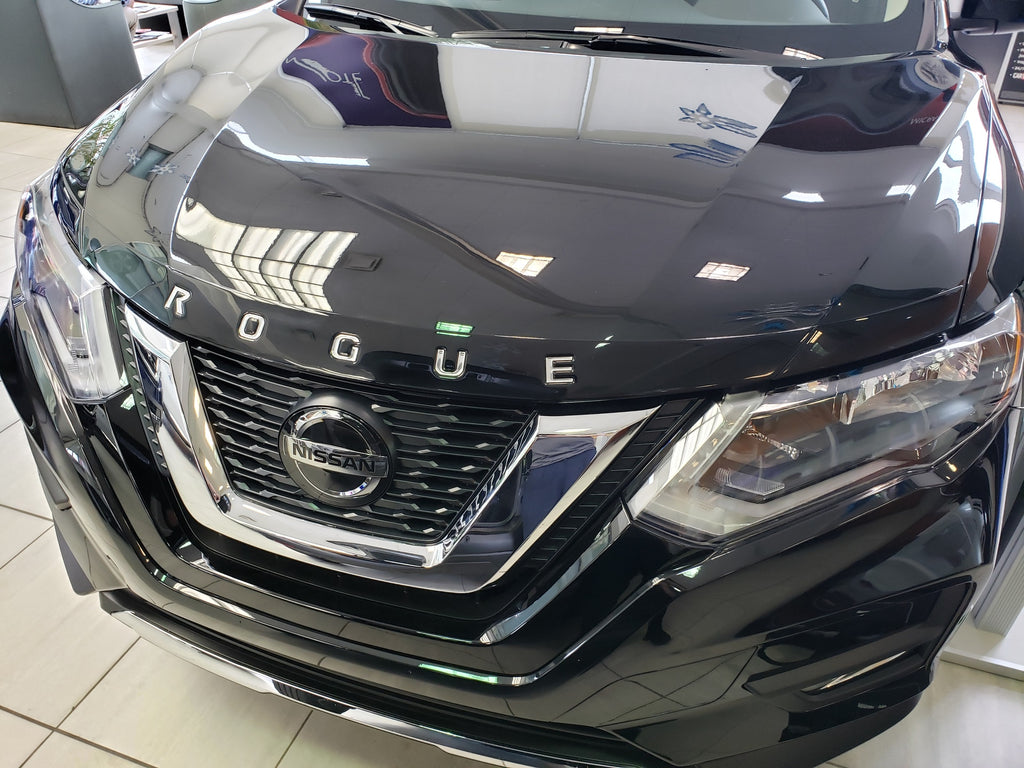 Hood Protector w/ Logo for 2014-2020 Nissan Rogue — 2