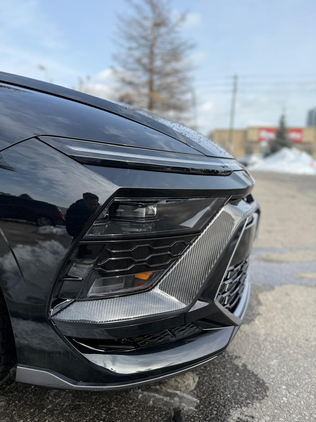 Front & Rear Bumper Accents for 2024-2026 Hyundai Sonata N Line — 2