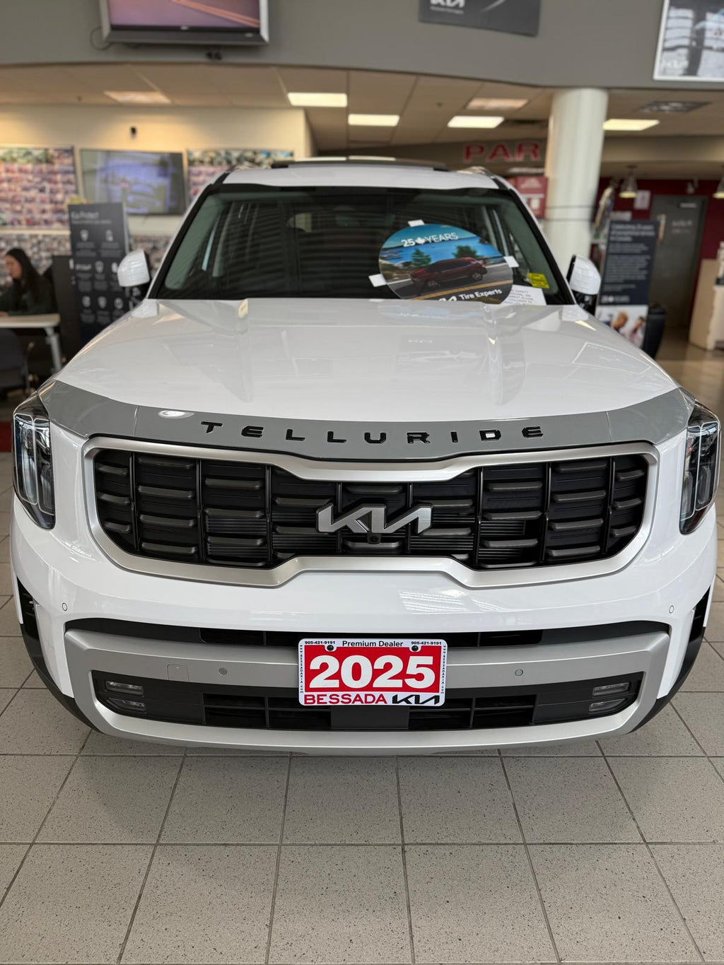 Hood Protector w/ Logo for 2023-2025 Kia Telluride — 2