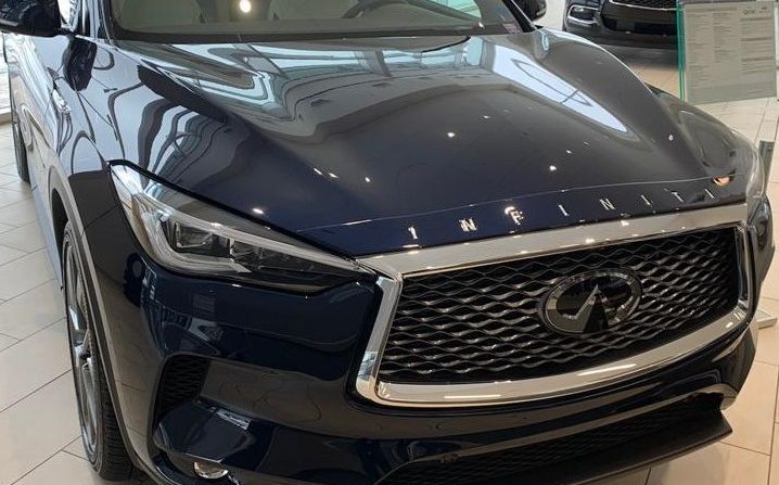 Hood Protector w/ Logo for 2019-2026 Infiniti QX50 — 4